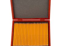 Набор карандашей чернографитных Koh-I-Noor "Art" 24 шт (8В-2Н), деревянный ящик