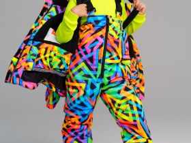 Комплект текстильный с полиуретановым покрытием для девочек: куртка, полукомбинезон