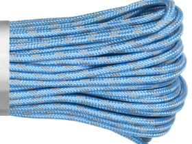 Паракорд 275 световозвращающий Carolina blue, 10 м