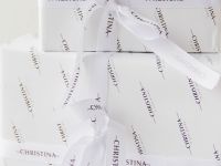 White Ribbon - Белая лента &quot;CHRISTINA&quot;, 19 мм (1 м)