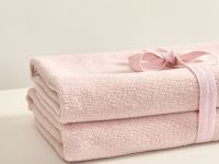 Комплект махровых полотенец Annette, розовый