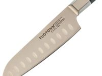 Кухонный нож сантоку Tuotown, сталь 1.4116, 13 см