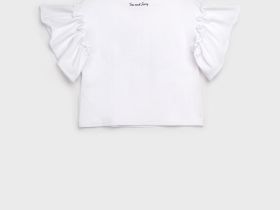 Фуфайка трикотажная для девочек (футболка)