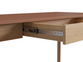 Стол Торвалль-3 120x52 Терракотовый/Натуральный