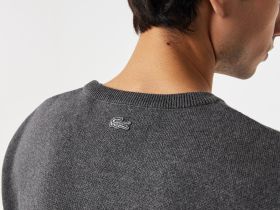 Мужской свитер Lacoste из смеси хлопка и вискозы