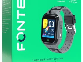 Умные часы Fontel KidsWatch 4G Active Чёрные
