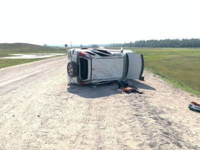 Не справился с управлением. В Якутии водитель погиб после опрокидывания автомобиля