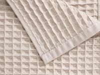 Полотенце вафельное Lorgo, бежевое