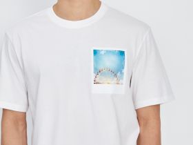 Свободная футболка с принтом