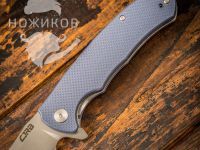 Складной нож CJRB Taiga, сталь D2, рукоять G10, Blue