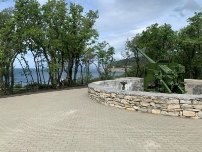 Артиллерийская батарея береговой охраны Черноморского флота № 714 капитана М.П. Челака