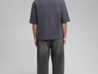 Футболка унисекс из хлопка оверсайз силуэта