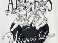 Футболка с принтом для девочек, Белый