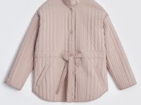 Утепленная куртка с воротником-стойкой