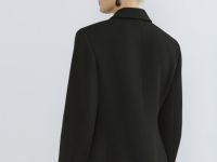 Приталенный жакет, Черный