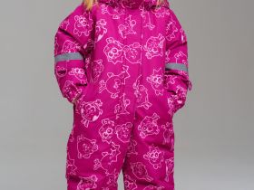 Комбинезон детский текстильный с полиуретановым покрытием для девочек