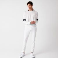 Мужские брюки Lacoste приталенного кроя из смеси хлопка и льна