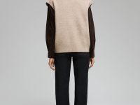 Трикотажный жилет с шерстью