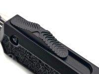 Автоматический нож Microtech Makora, сталь М390, рукоять алюминий, черный