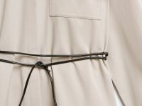 Рубашка с поясом-шнуром, Бежевый