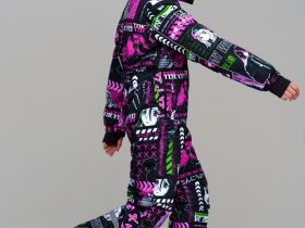 Комбинезон текстильный с полиуретановым покрытием для девочек