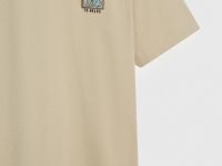 Футболка с арт-вышивкой, Бежевый