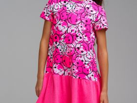 Платье трикотажное для девочек