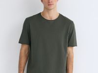 Футболка с необработанным краем, Зеленый