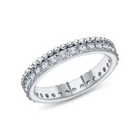 Серебряное кольцо с фианитами