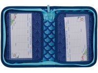 Пенал 1 отделение Berlingo "Mermaid" 200*140*40 мм, две откидные секции, полиэстер