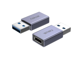 Адаптер WIWU Concise 3 в 1 Type-C на USB /Micro SD/Lightning (Wi-C031) (Grey)