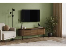 ТВ-тумба Кэрнс 160x55 Древесный темный