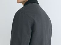 Утеплённая куртка из канваса, Серый