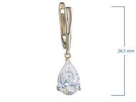 Серьги из желтого золота э0312сг12231177_white