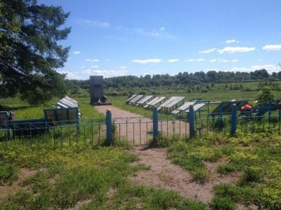 Воинское кладбище, где похоронены воины Советской Армии, погибшие в боях за освобождение Чудовского района от немецко-фашистских захватчиков в период Великой Отечественной войны
