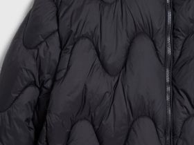 Пуховик для девочек, Черный