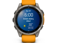 Смарт-часы Garmin Fenix 8 47mm Amoled Sapphire Titanium (Orange/Graphite) (010-02904-11)