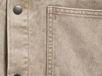 Куртка-рубашка из твила с карманами, Бежевый