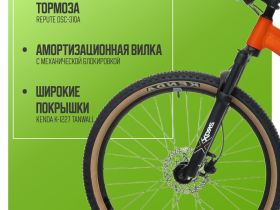 Подростковый велосипед Benort Ace 26, год 2026, цвет Оранжевый