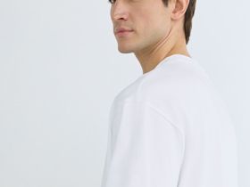 Футболка из плотного хлопка, Белый