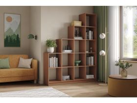 Стеллаж Бруно 2-162x210 Терракотовый