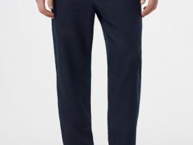 Брюки изо льна, Синий