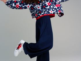 Брюки трикотажные для девочек