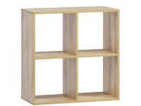 Стеллаж Кейн 4-75x75 Дуб Золотистый