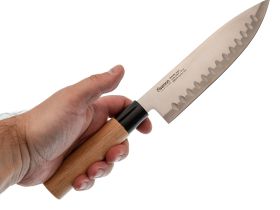 Набор из 5 кухонных ножей Fissman Pascual, деревянная подставка