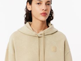 Женская толстовка Lacoste оверсайз