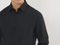 Рубашка из плотной ткани, Черный