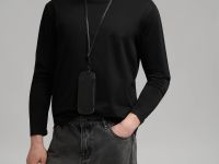 Лонгслив прямого кроя из мерсеризованного хлопка