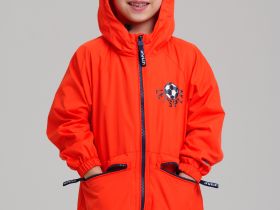 Куртка текстильная с полиуретановым покрытием для мальчиков (ветровка)