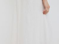 Миди-юбка с эластичным поясом, Белый